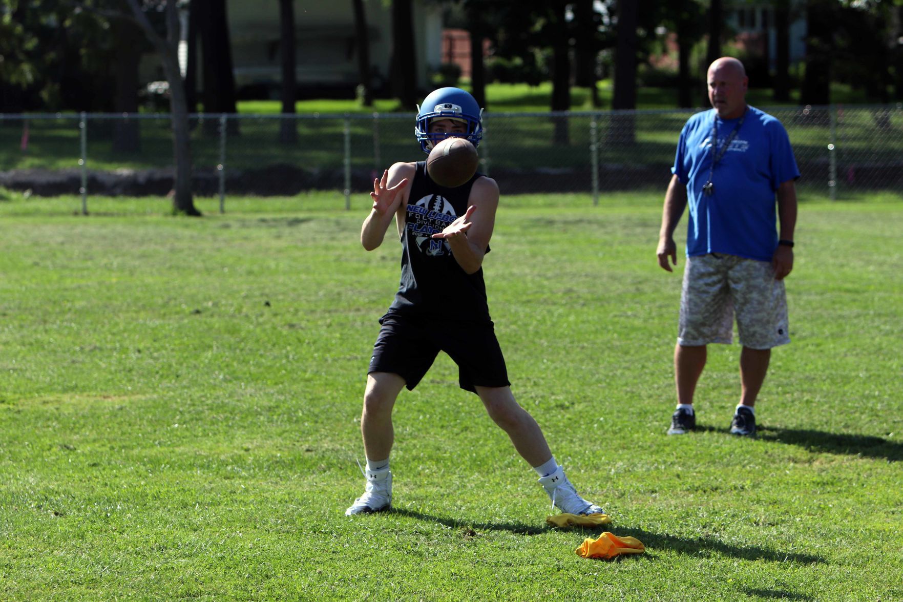New Lisbon Football Practice